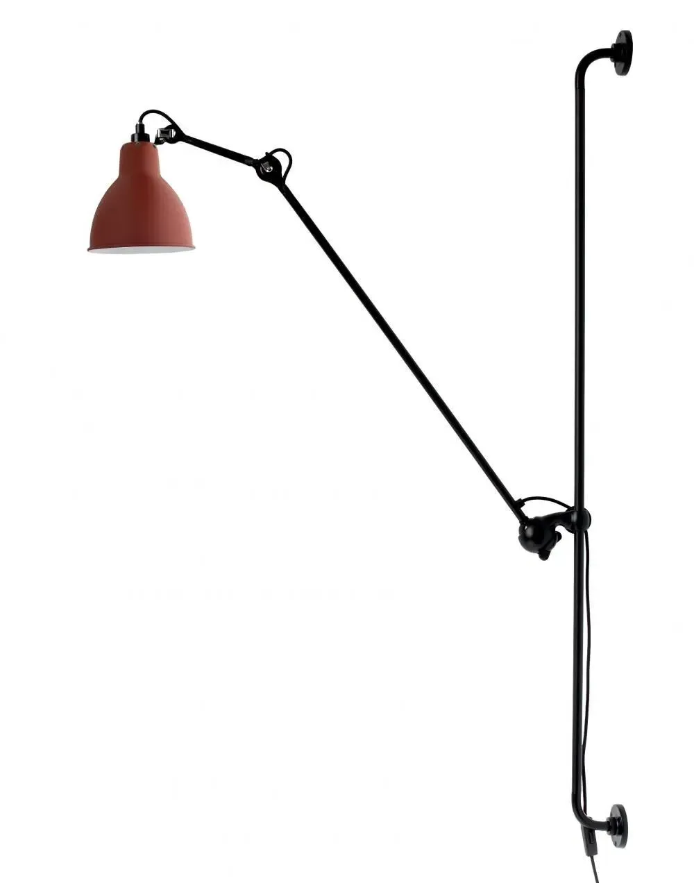 214 Round Wall Light - Red