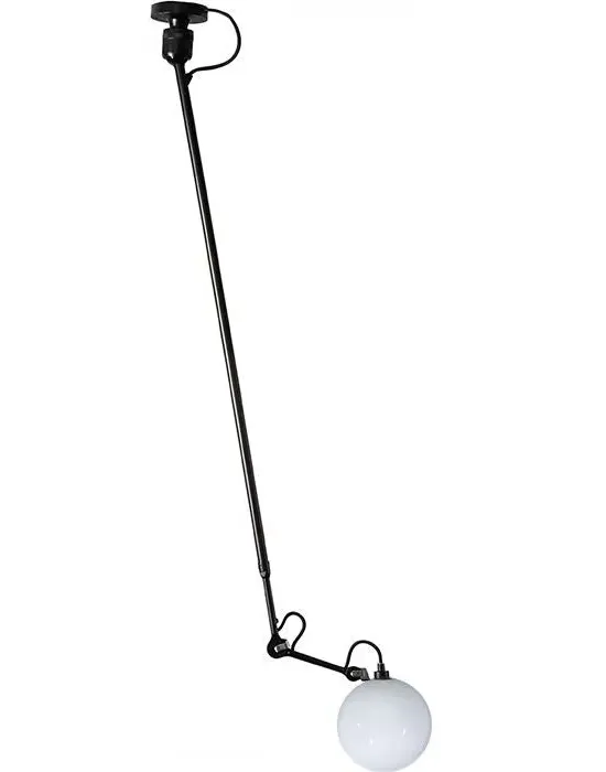 302 Small Ceiling Light - Glass Ball Shade