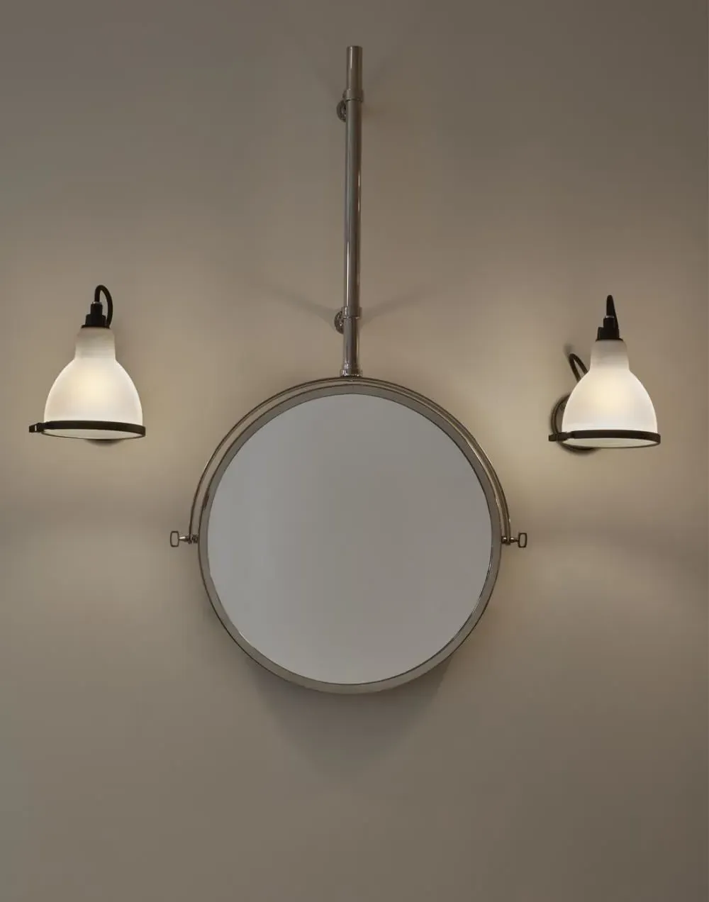 304 Bathroom Wall Light - Raw Stainless Steel