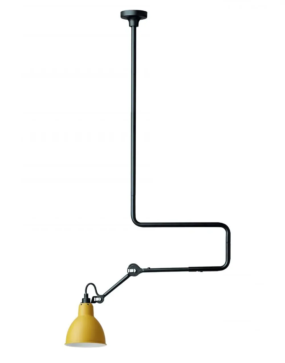 312 Large Round Ceiling Light - Yellow