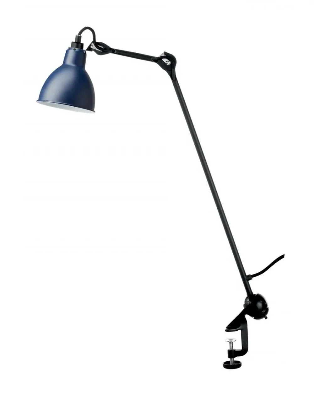 Architect Desk Lamp with Conical Shade - Blue