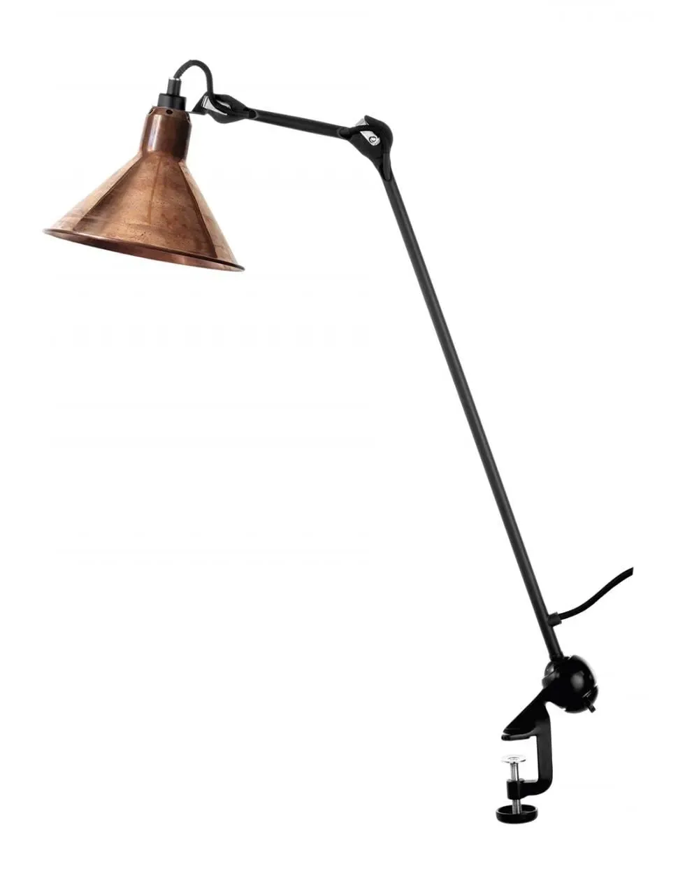 Architect Desk Lamp with Conical Shade - Copper