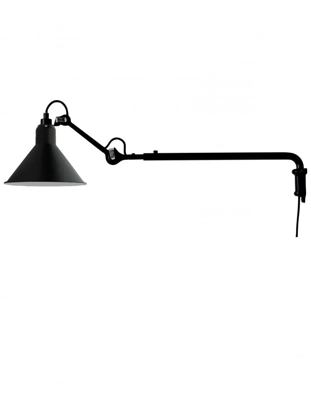 Conical Wall Light - Black