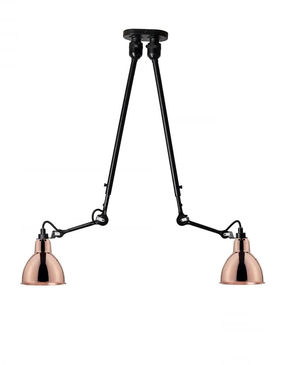 Double Ceiling Light - Copper