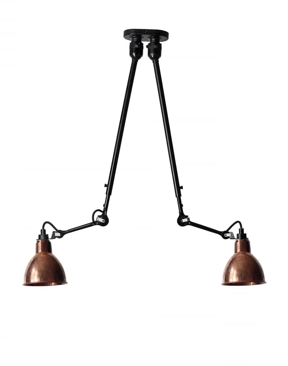 Double Ceiling Light - Red