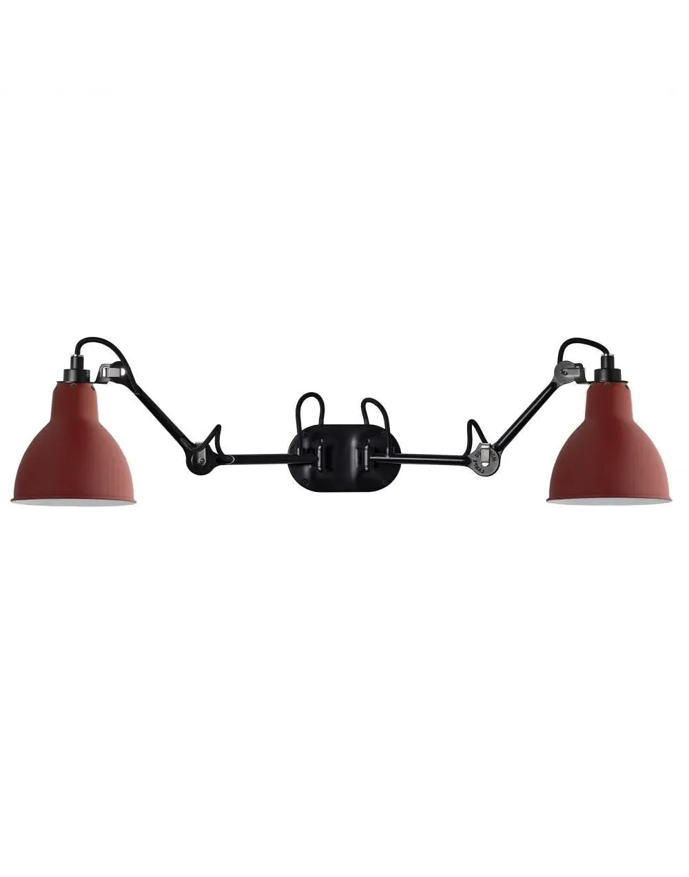 Double Wall Light with Adjustable Arms - Copper