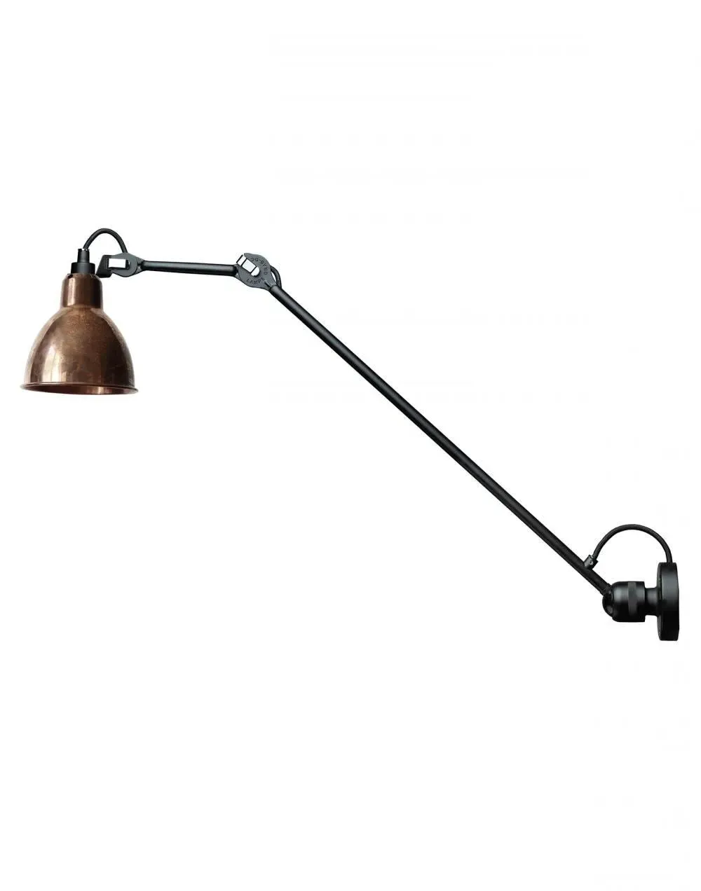 Large Wall Light Round Shade - Copper, Metal image