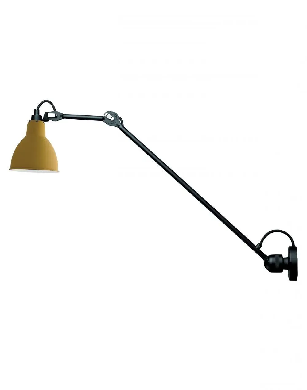 Large Wall Light Round Shade - Yellow image