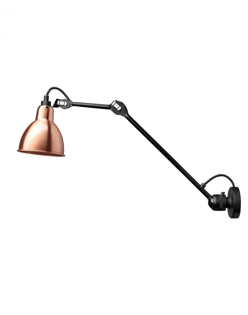 Medium Wall Light with Round Shade - Blue