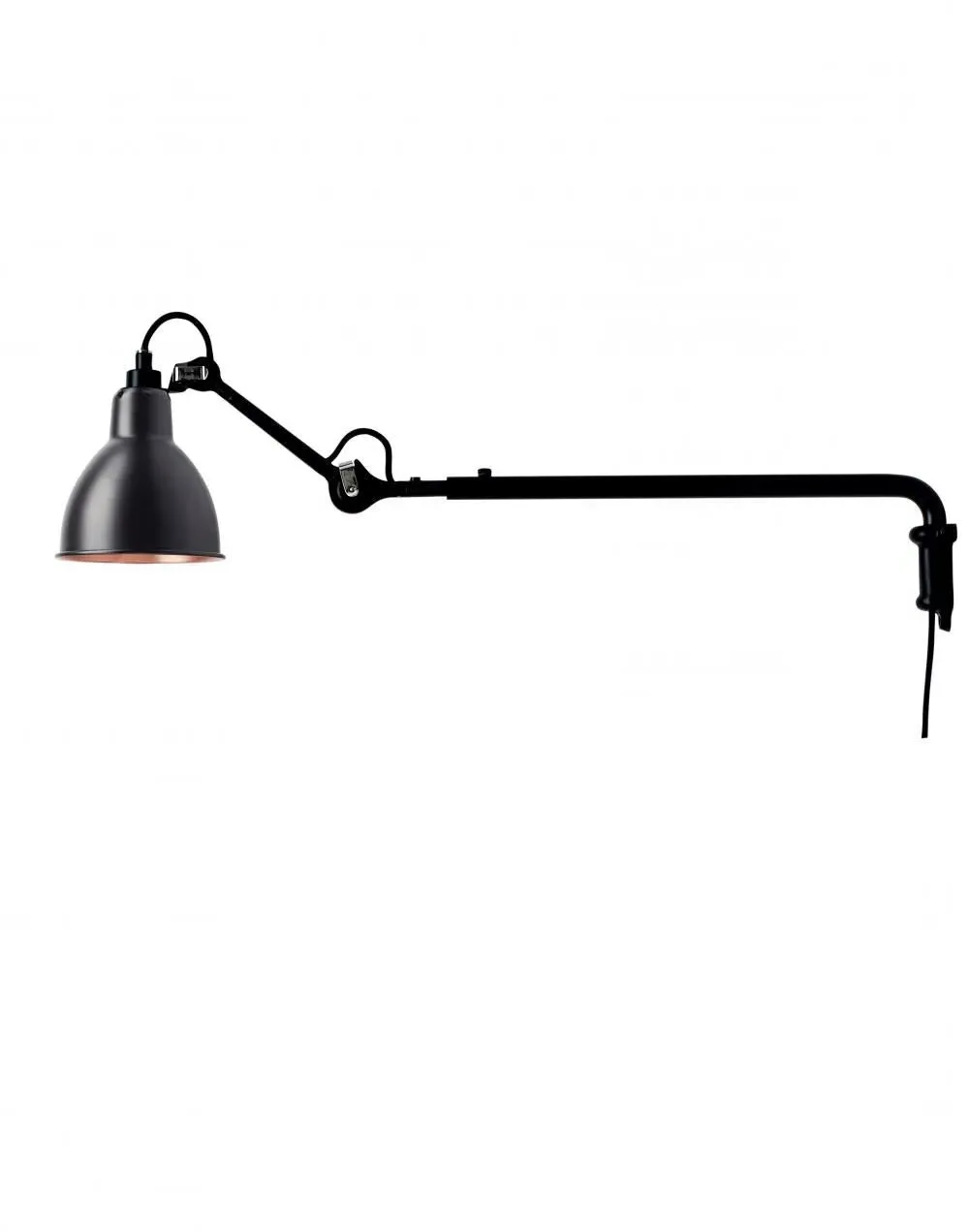 Round Wall Light - Black