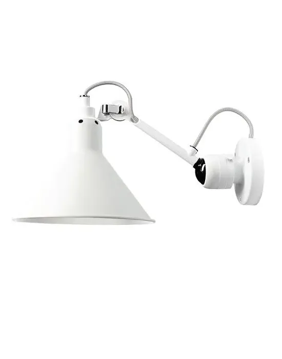 Small Wall Light Conical Shade - Black, Metal