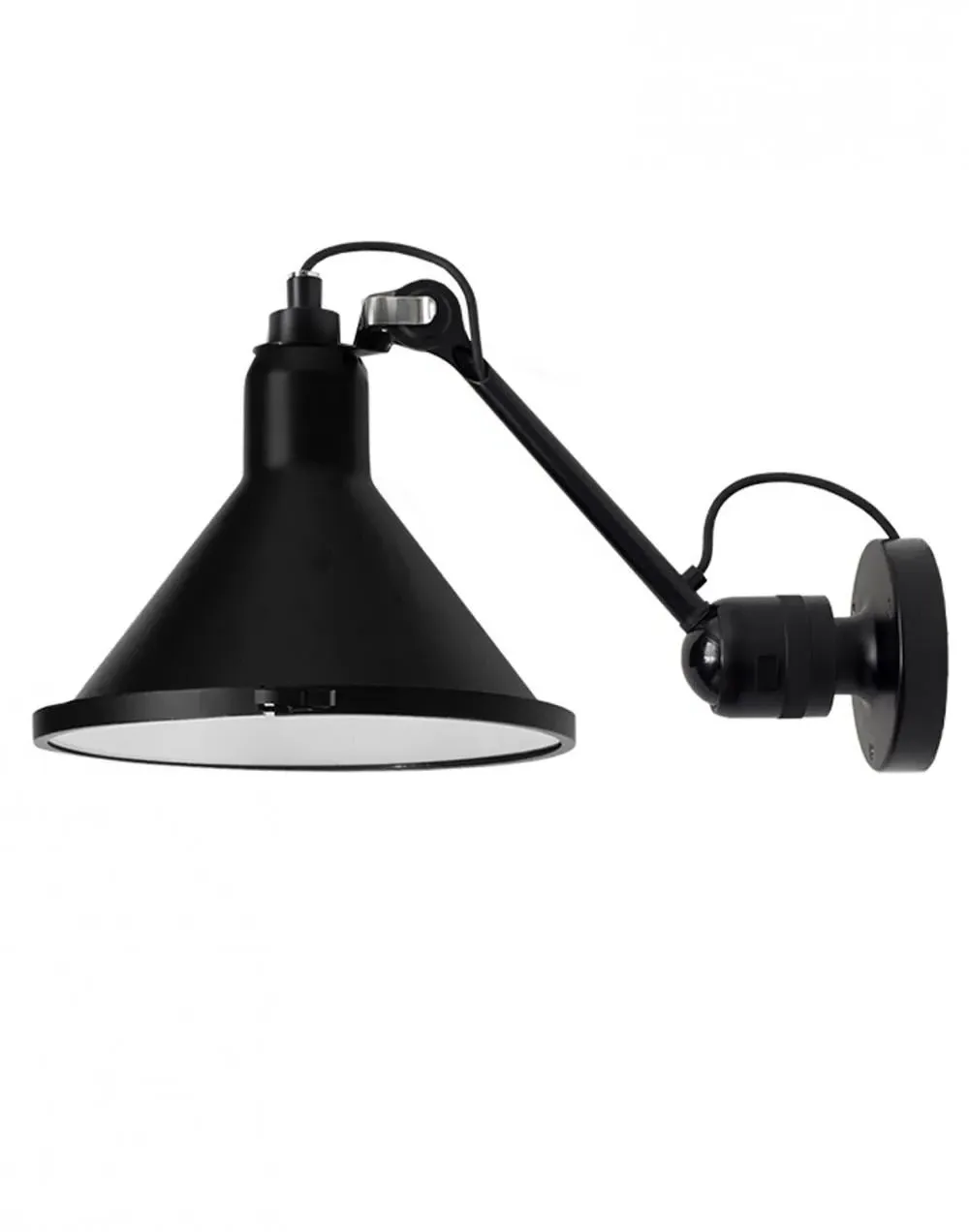 XL Outdoor Wall Light - Black, Steel