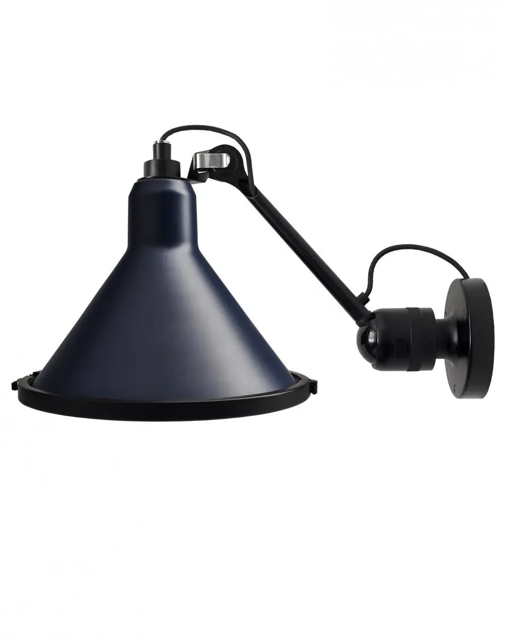 XL Outdoor Wall Light - Black, Steel