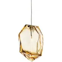 Crystal Pendant Light - Amber, Glass
