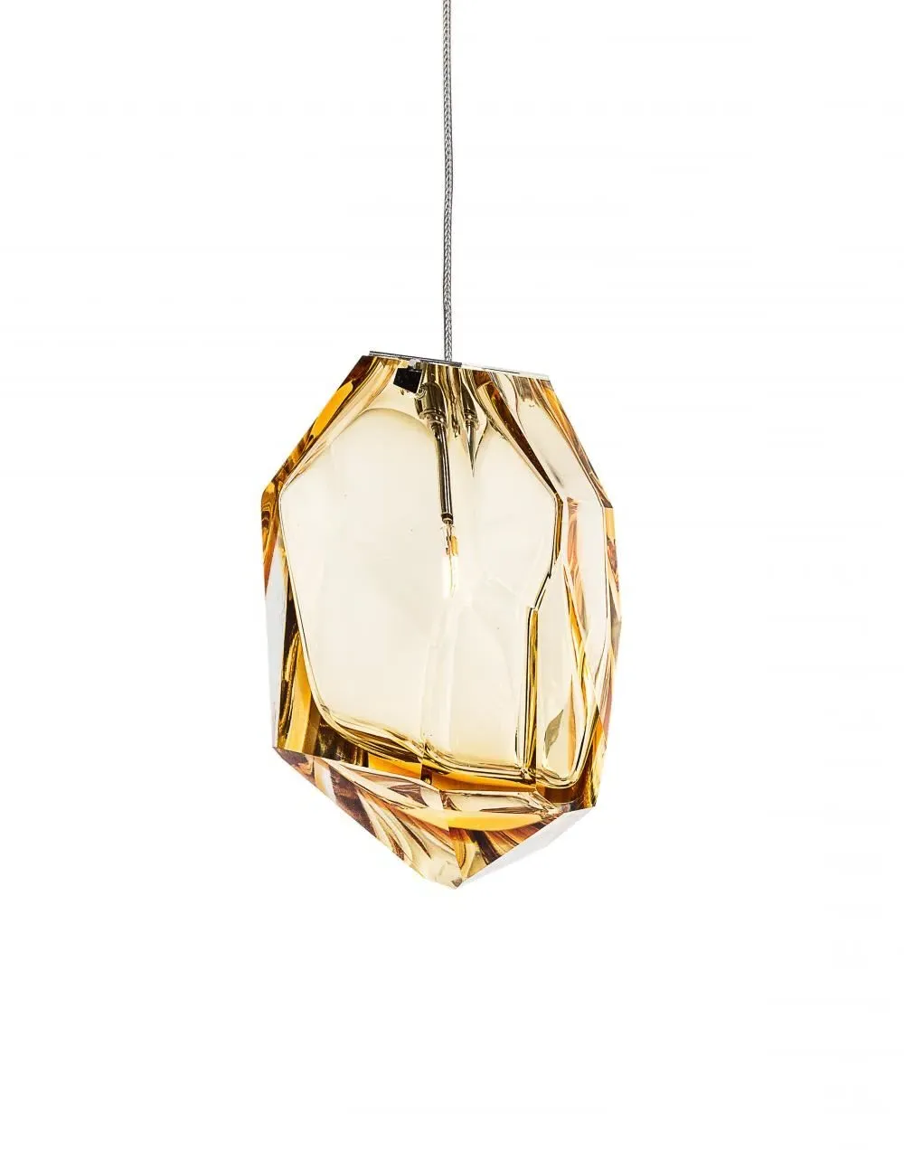 Crystal Pendant Light - Blue, Glass