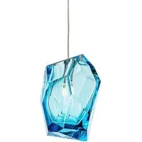 Crystal Pendant Light - Blue, Glass