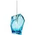 Crystal Pendant Light - Blue, Glass