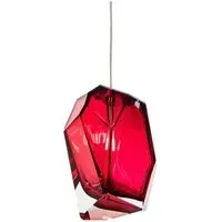 Crystal Pendant Light - Red, Glass