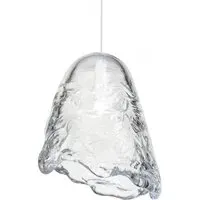 Frozen Large Pendant Light - Hand-Blown Glass