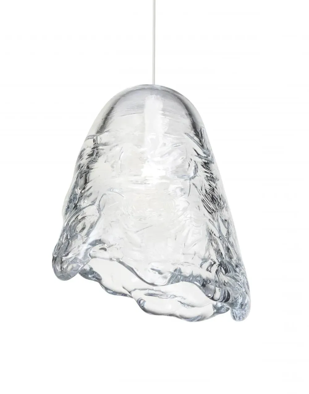 Frozen Large Pendant Light - Hand-Blown Glass image