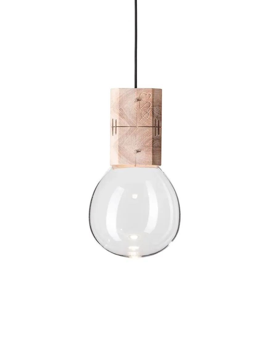 Moulds Medium Pendant Light - Clear Glass image