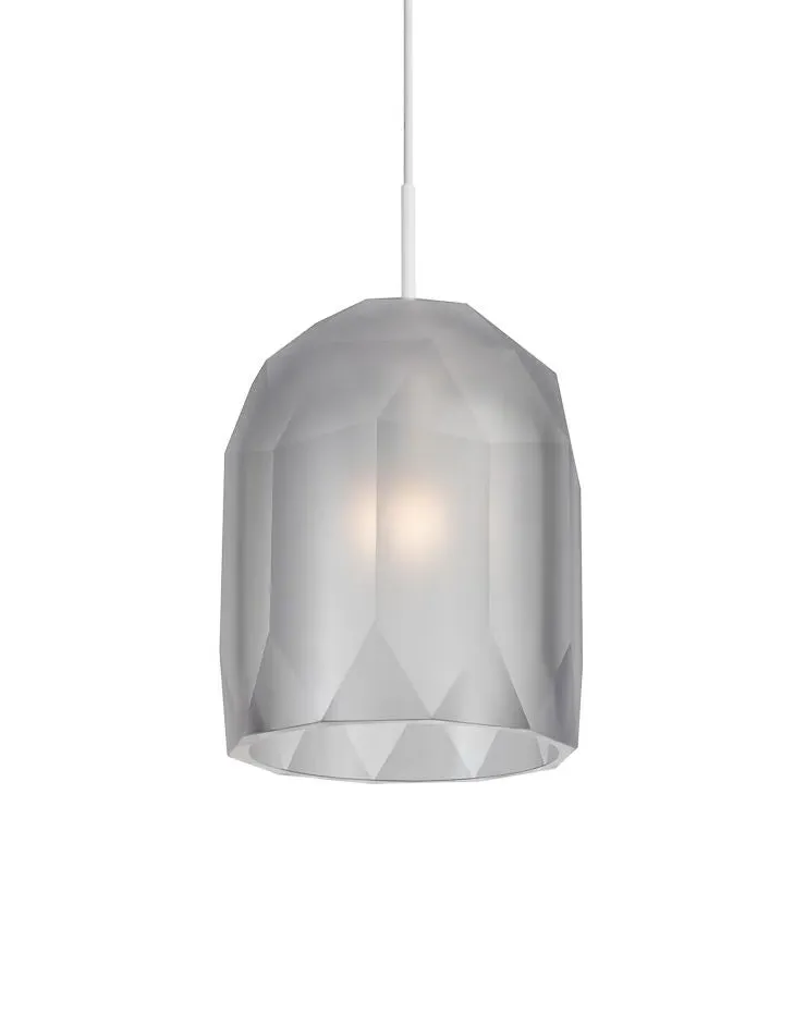 Polygon Pendant Light - Smoke, Glass