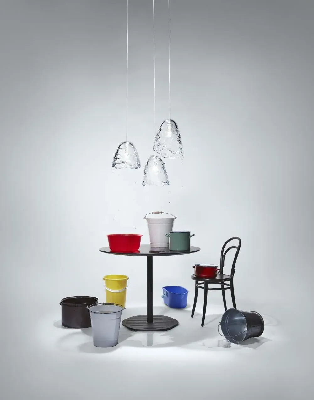 Small Pendant Light - Hand-Blown Glass