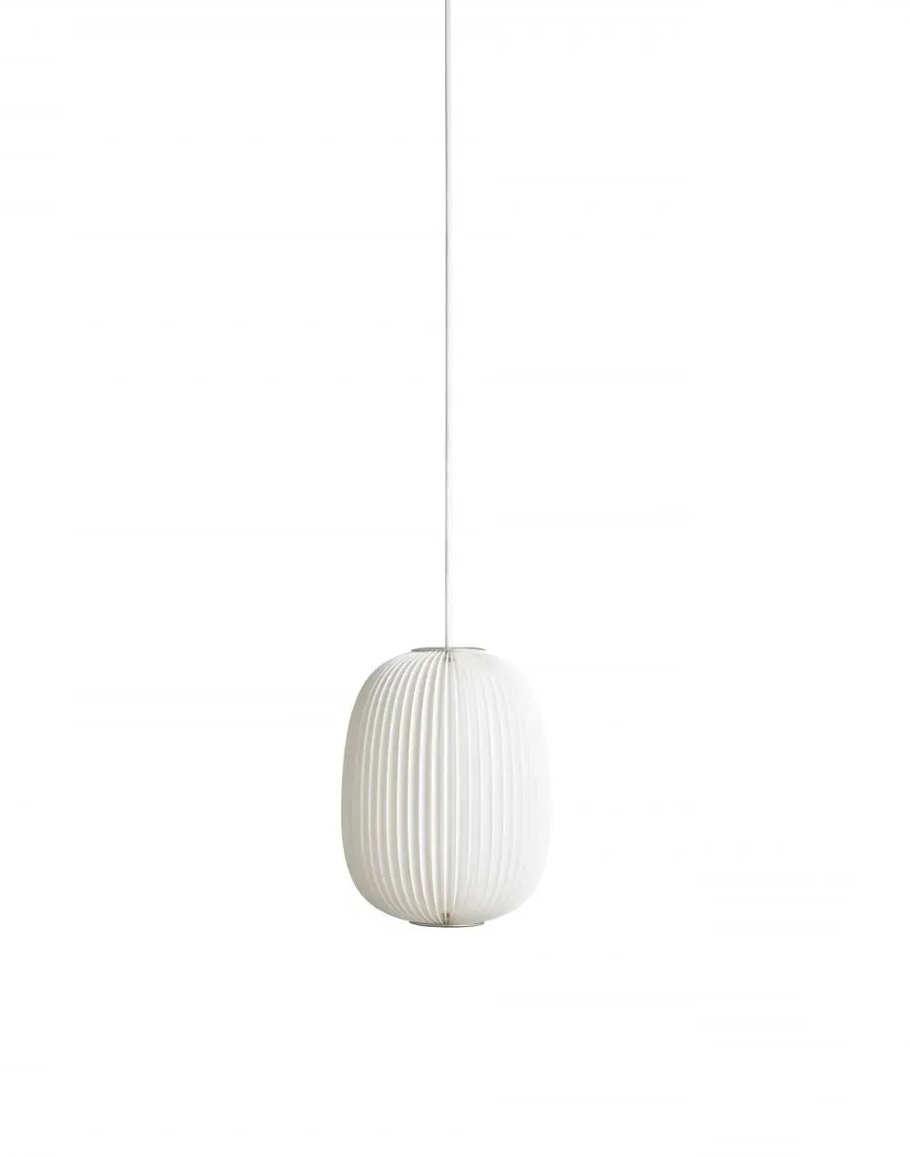 52cm Pendant Light with Pleated Shade - Aluminium