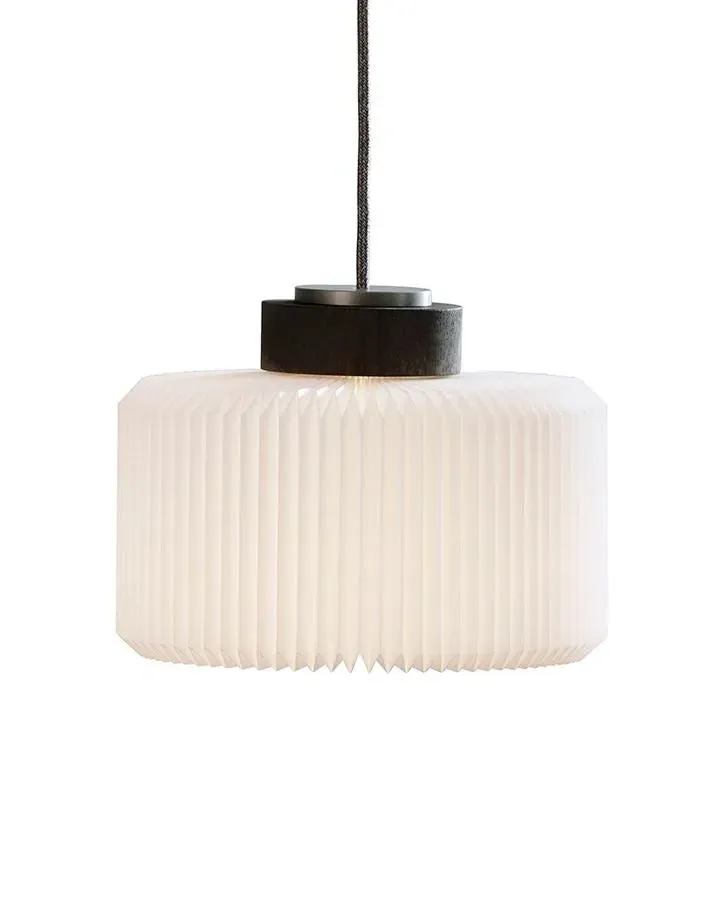 Cylinder Pendant Light - Light Oak, Wood