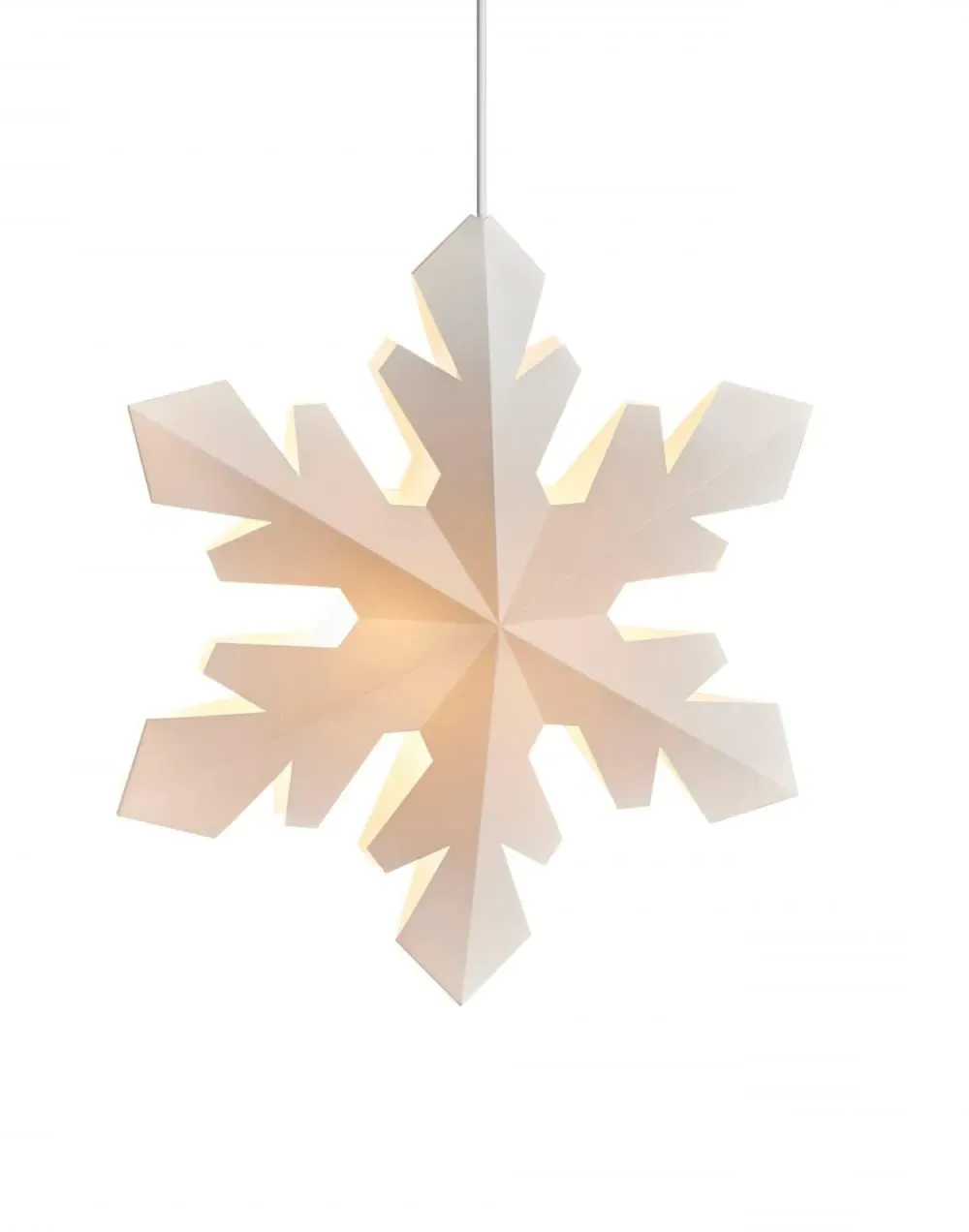 Extra Small Snowflake Pendant Light - 29cm