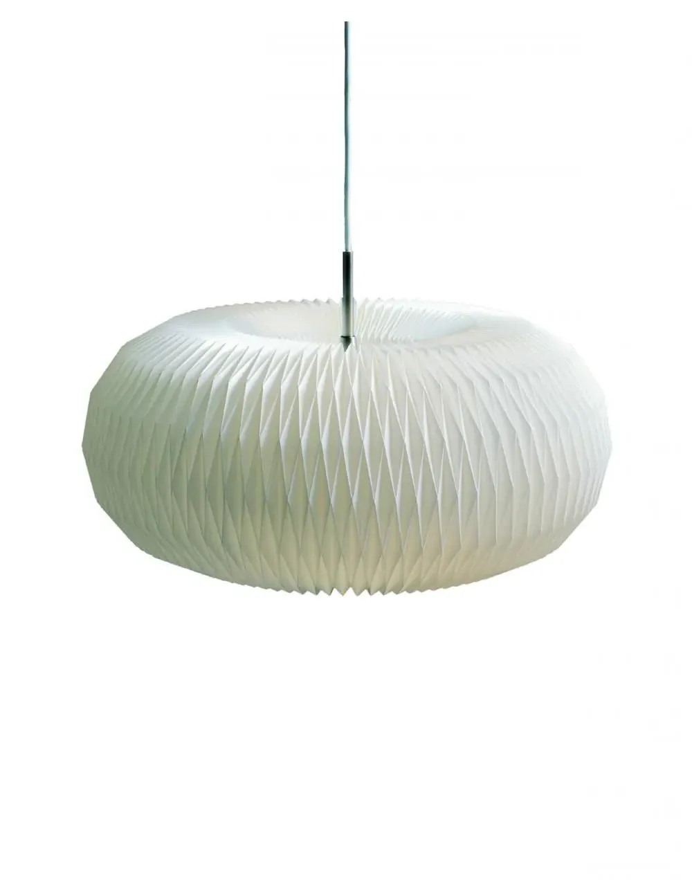Large Donut Pendant Light - Steel, Plastic
