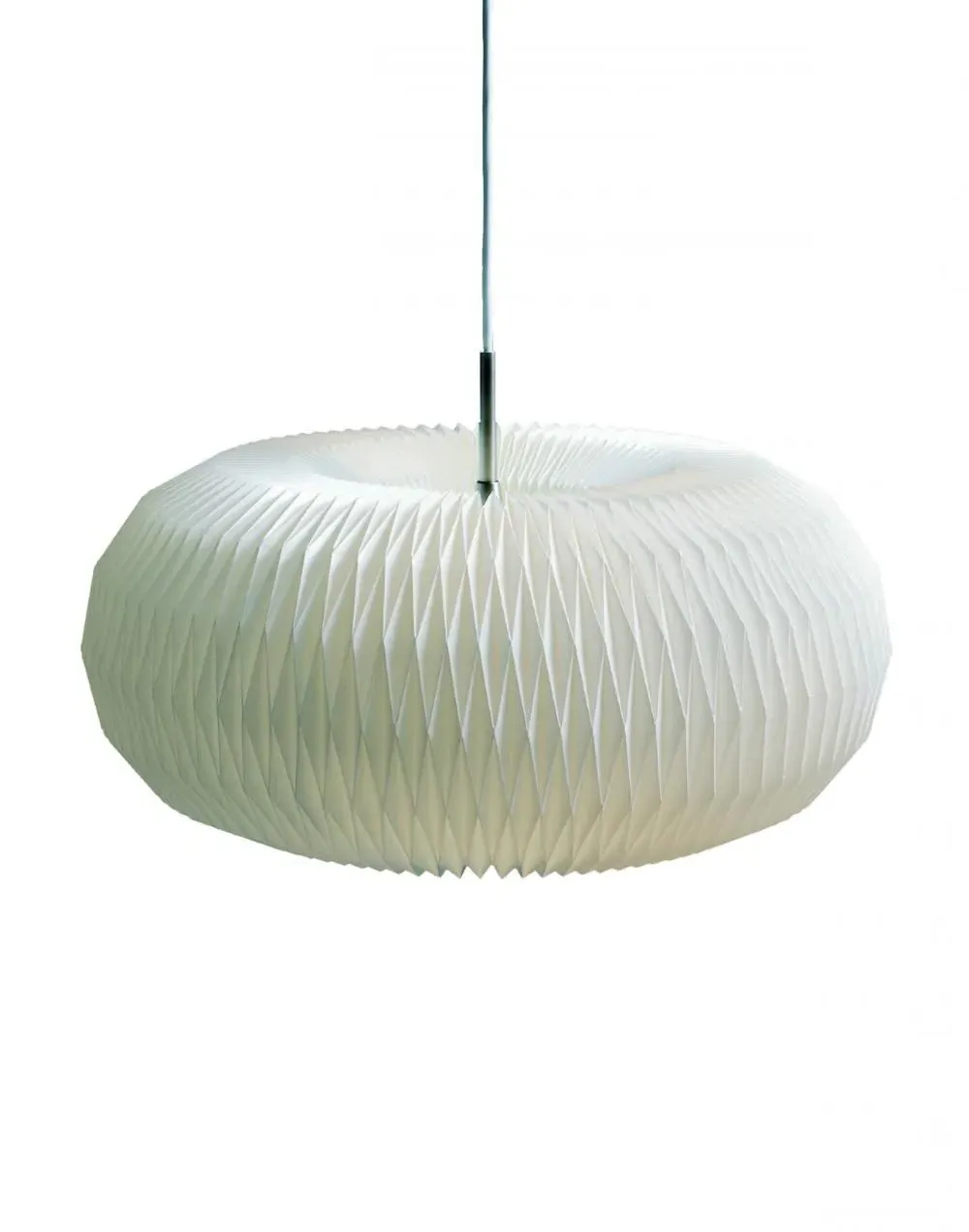 Large Donut Pendant Light - Steel, Plastic