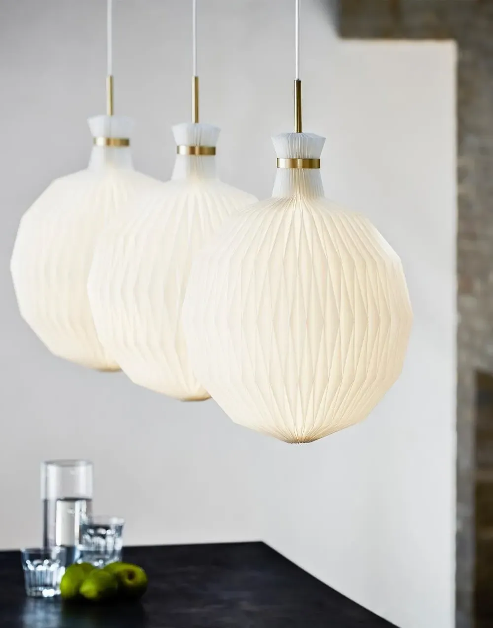 Large Pendant Light - White, Plastic