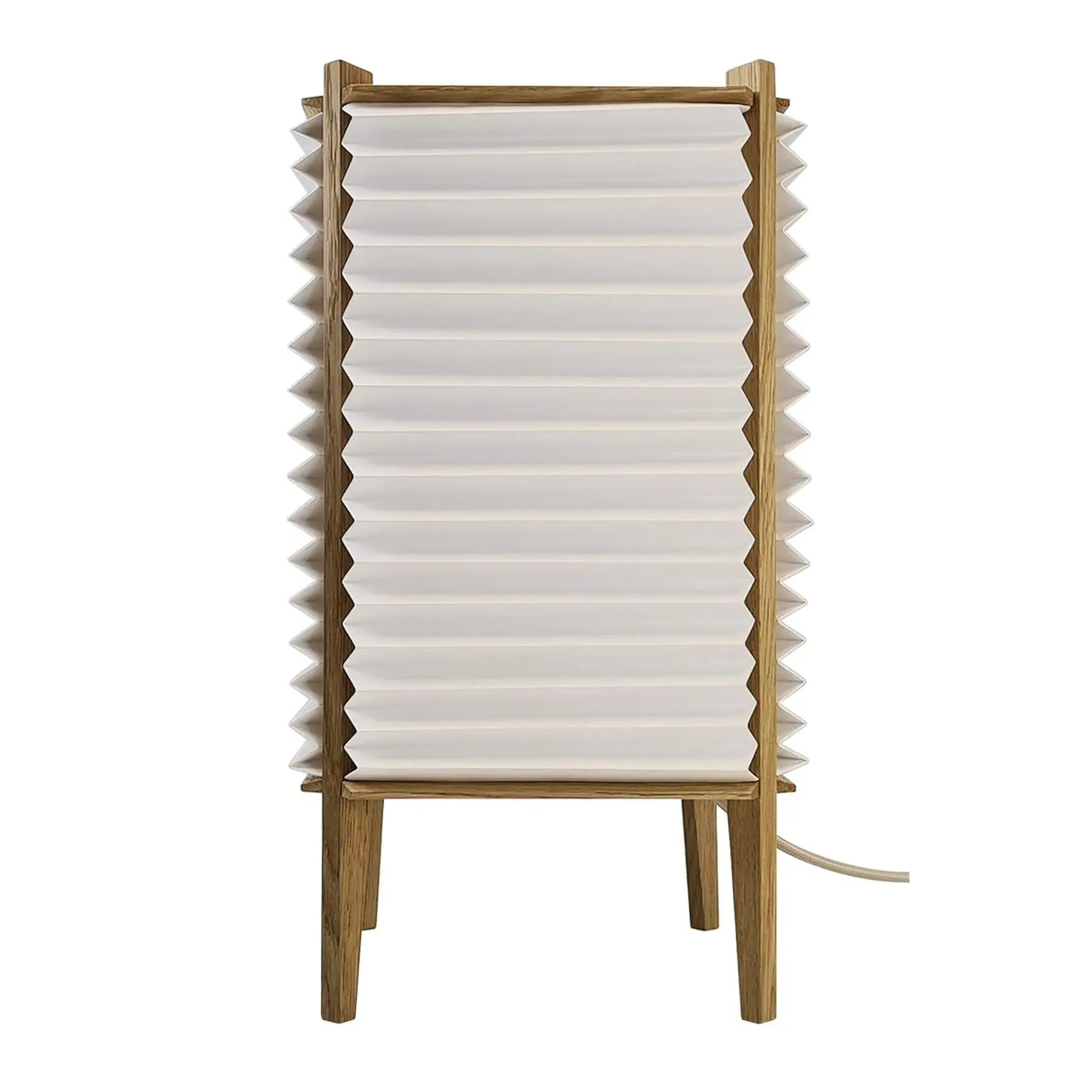 Medium Bee Hive Table Lamp - Paper, Oak