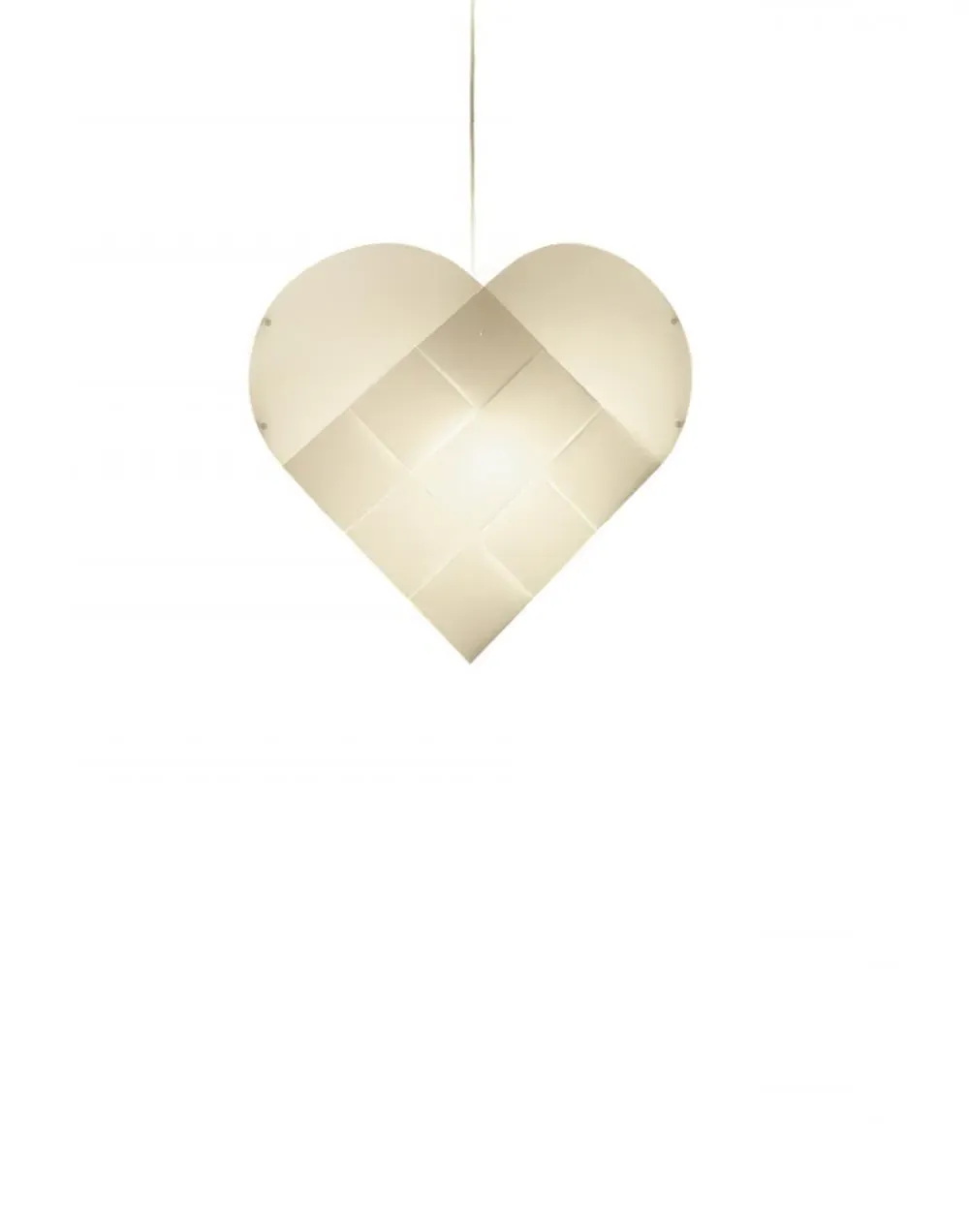 Medium Heart Pendant Light - Plastic