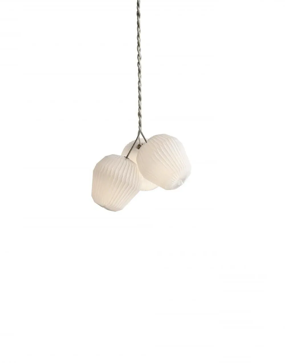 Medium Pendant Chandelier with 3 Shades - Paper image