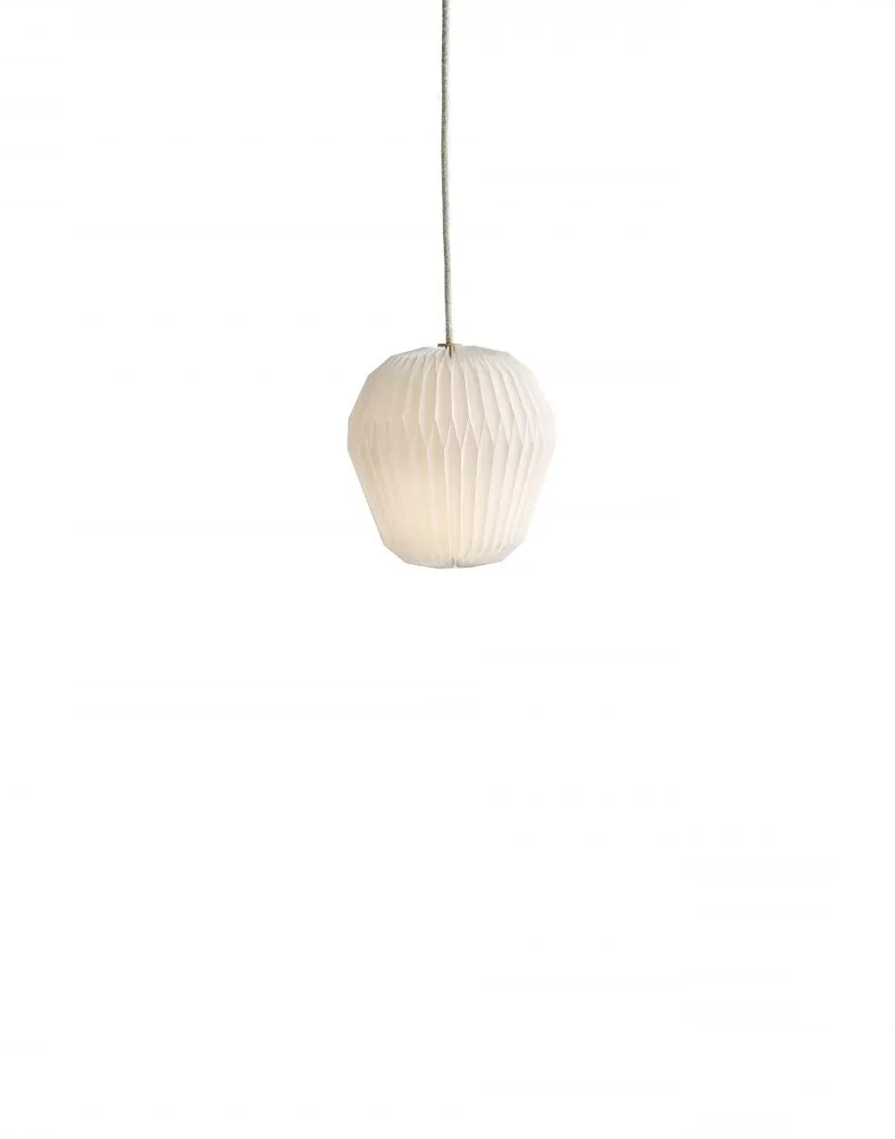 Medium Pendant Chandelier with Pleating - Paper image