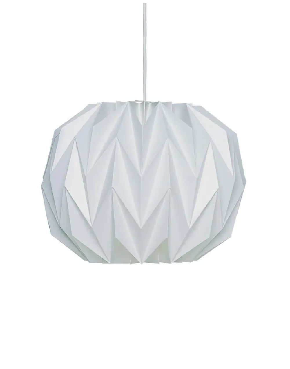 Medium Pendant Light with Textured Shade - Plastic