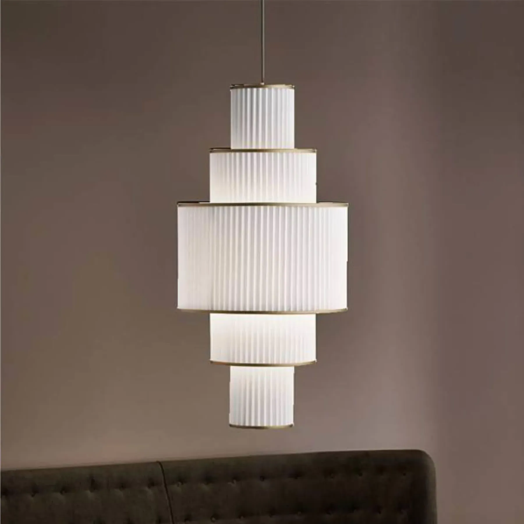 Plivello 113 Pendant Light - White, Paper