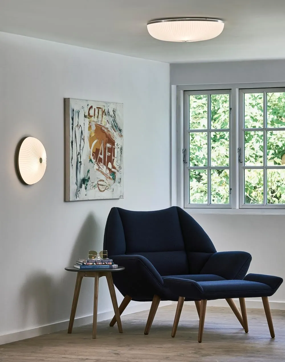 Small Ceiling Wall Light - Aluminium