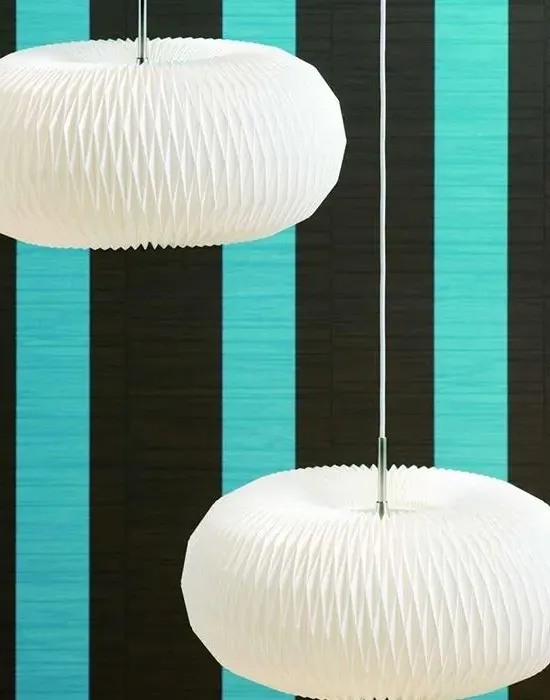 Small Donut Pendant Light - Steel, Plastic