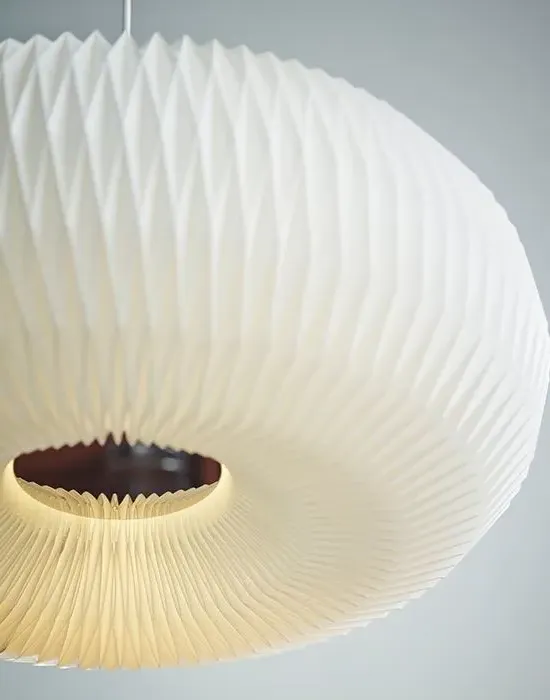 Small Donut Pendant Light - Steel, Plastic