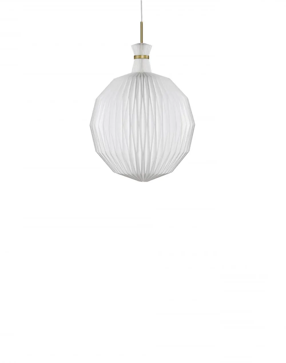 Small Pendant Light - Brass, Plastic