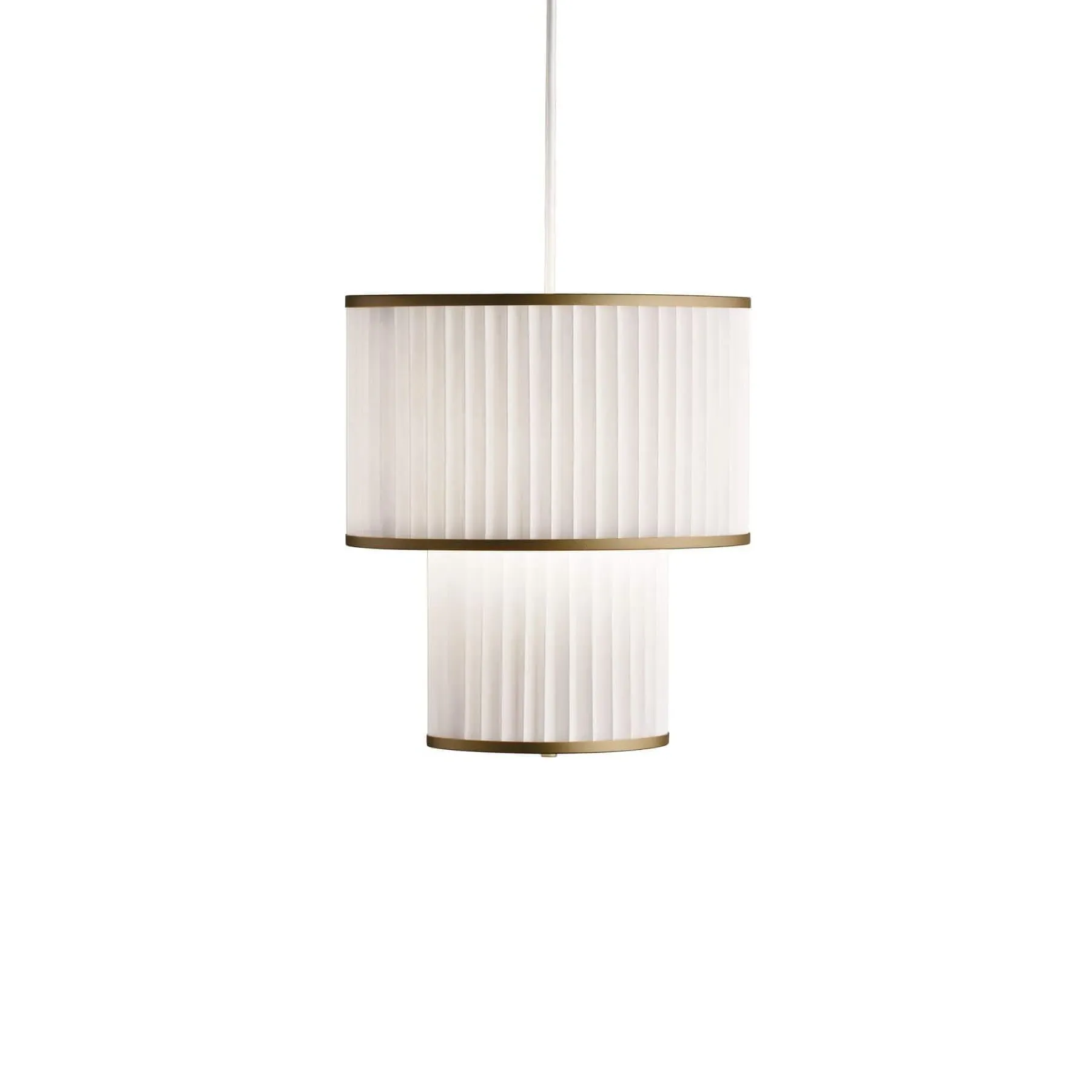 Small Pendant Light Multi-Tier - Paper, Aluminium