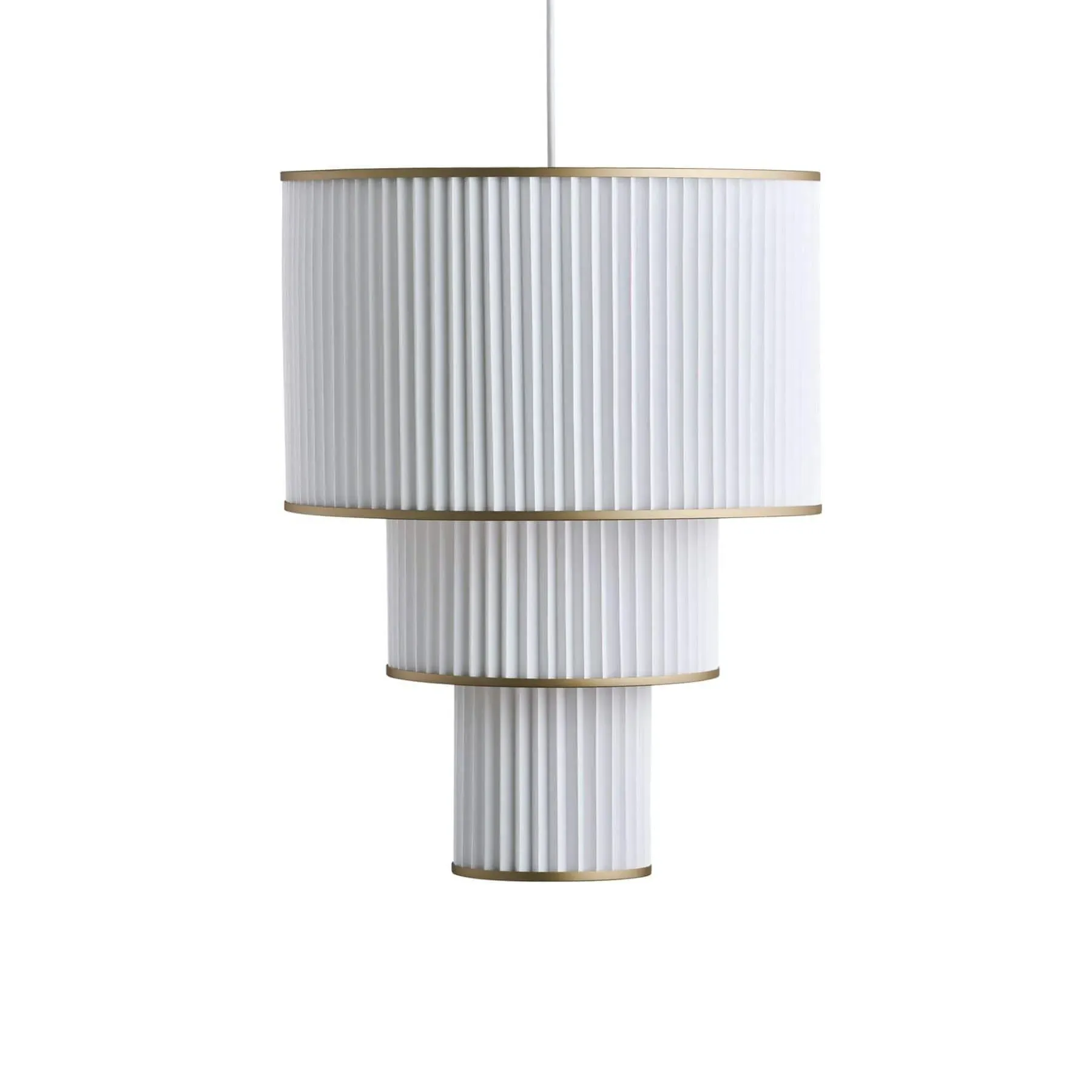 Small Pendant Light Multi-Tier - Paper, Aluminium