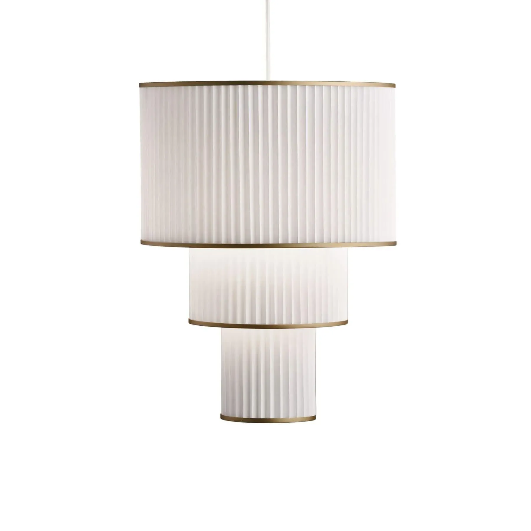 Small Pendant Light Multi-Tier - Paper, Aluminium