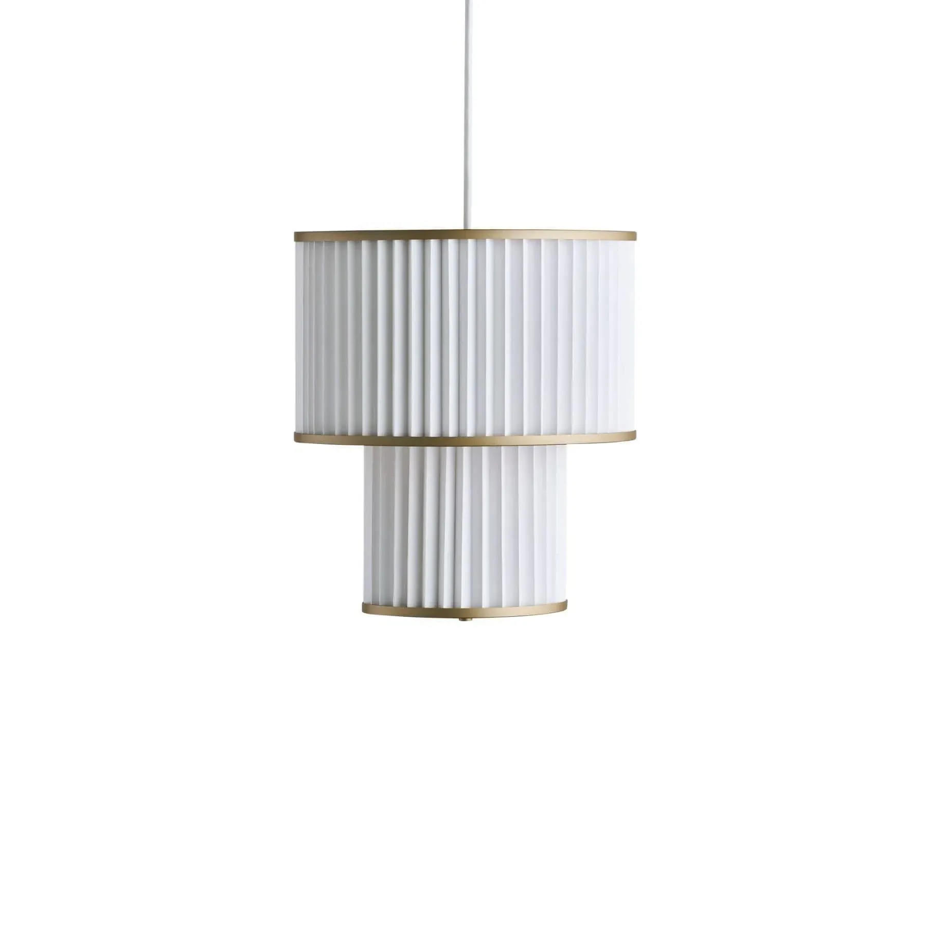 Small Pendant Light Multi-Tier - Paper, Aluminium