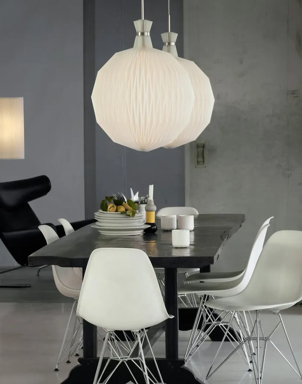 Small Pendant Light - Steel, Plastic