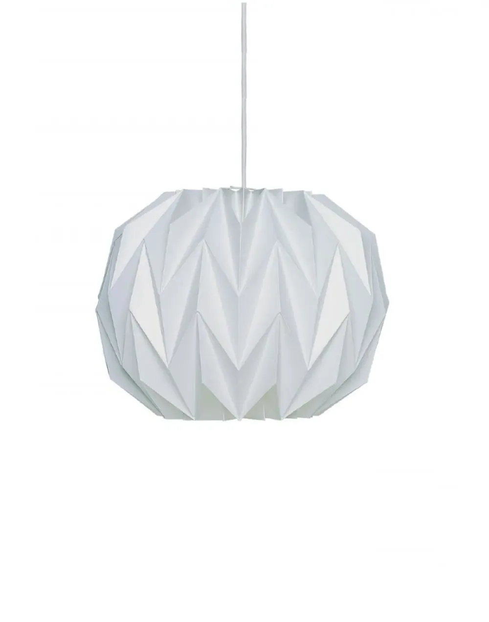 Small Pendant Light with Textured Shade - Plastic