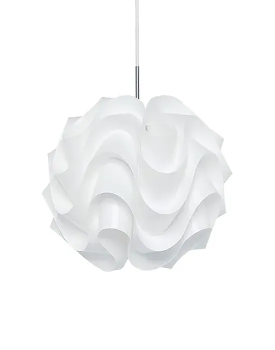 Small Round Pendant Light - Plastic
